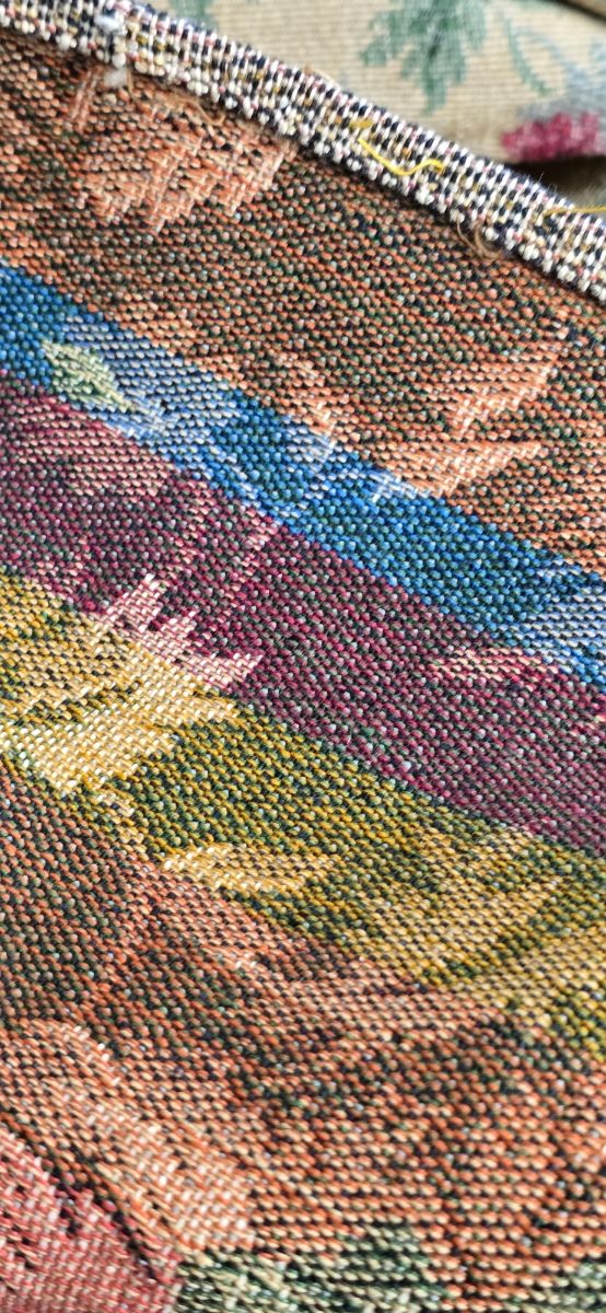 Tela antigua damasco algodón