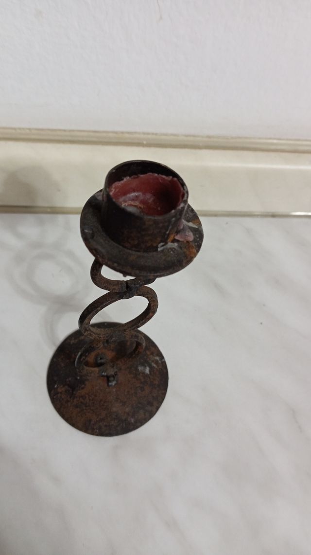 2 porta candela vintage