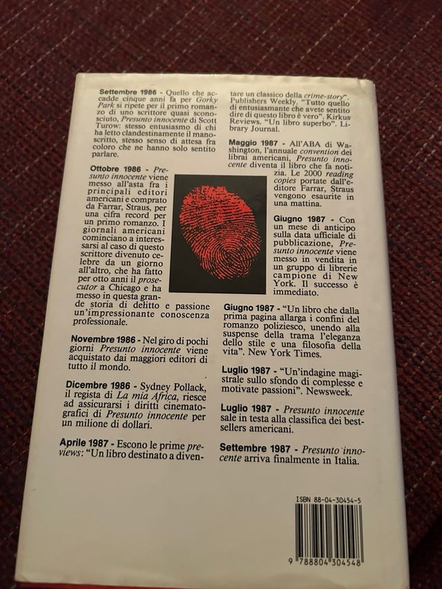 Presunto innocente (Omnibus stranieri)