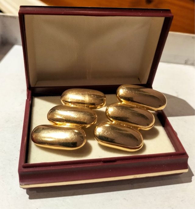 Pendientes vintage chapado en oro