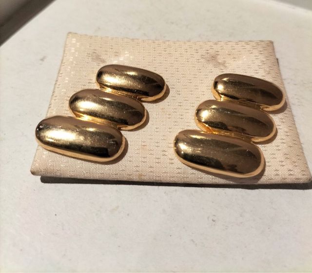 Pendientes vintage chapado en oro