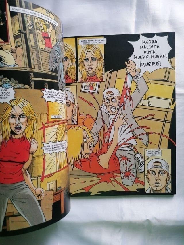 CÓMIC. EMINEM. MÚSICA. LIBRO