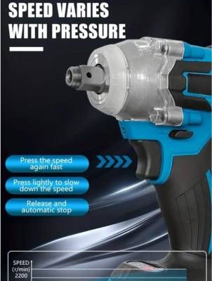 Pistola de Impacto a Batería 21V de 1/2"