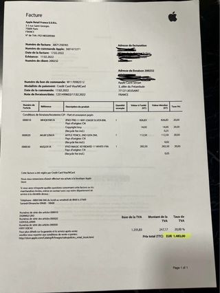 IPAD PRO 11 WIFI 256GB Silver