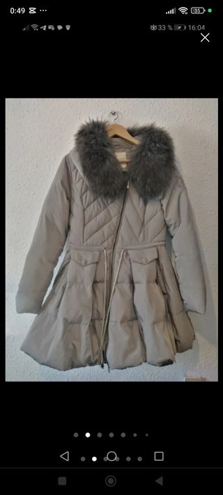 Abrigo efecto vestido TS