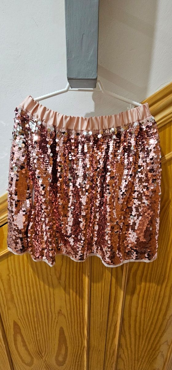 Falda lentejuelas niña 8-9 años