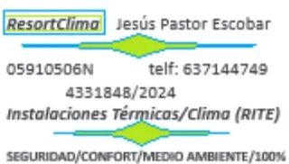 Empresa instalaciones termicas RITE