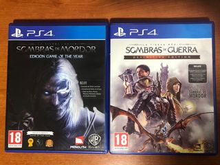 PS4  Sombras de Mordor y Sombras de guerra