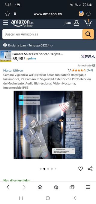 Camara vigilancia ULTIVON