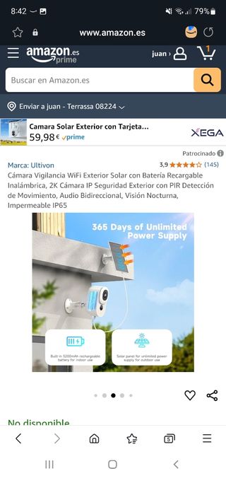 Camara vigilancia ULTIVON