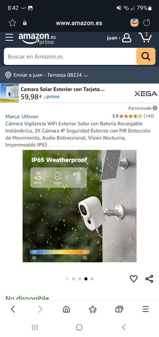 Camara vigilancia ULTIVON