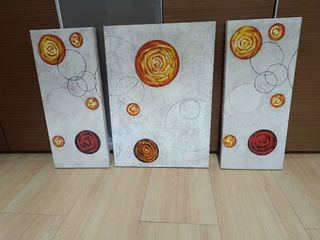 Tríptico de cuadros