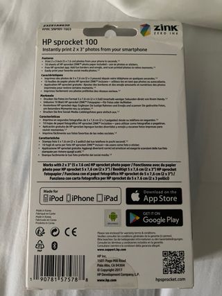 Impresora hp sprocket para movil