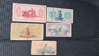 Billetes Asturias y león 1937