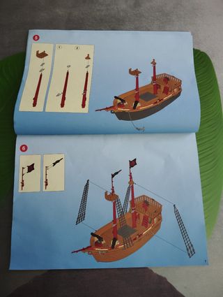 Playmobil instrucciones del barco 74411