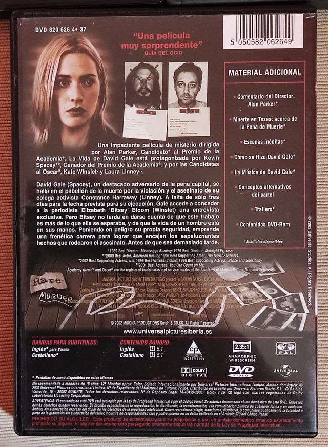 Pack DVD Kevin Spacey