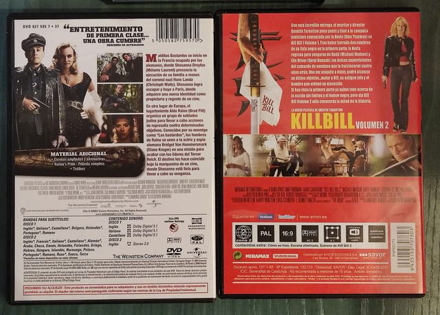 Pack DVD Quentin Tarantino