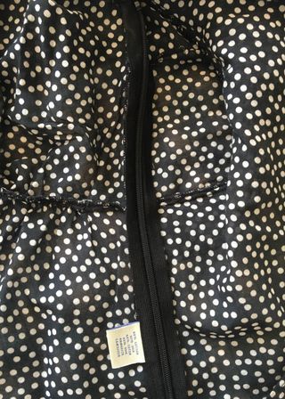 Blusa de lunares negra y blanca Anthropologie, XS