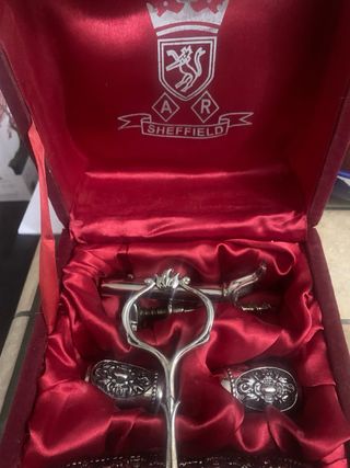 Antico set Sheffield AR sale e pepe