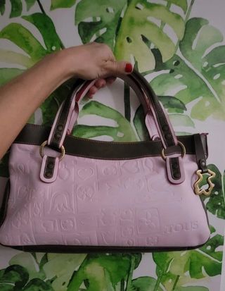 Bolso de hombro/ mano de Tous en piel.