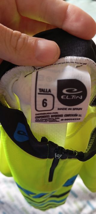 Maillot bicicleta infantil