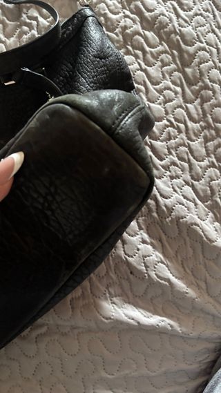 bolso michael kors negro y plata