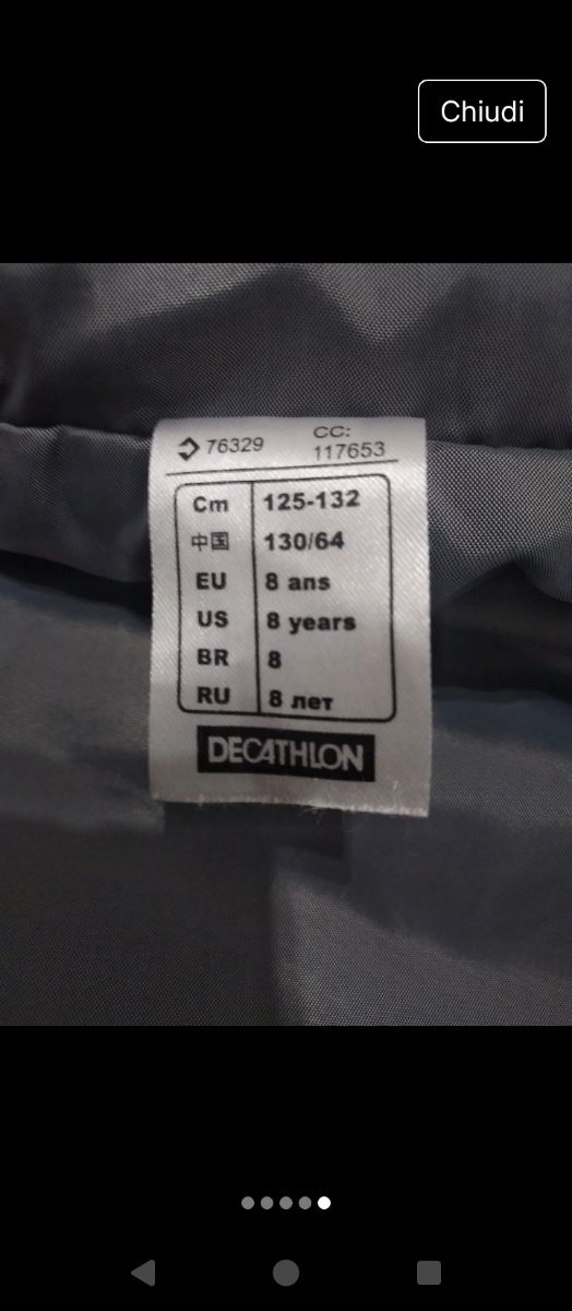 Giacca antivendo imbottita