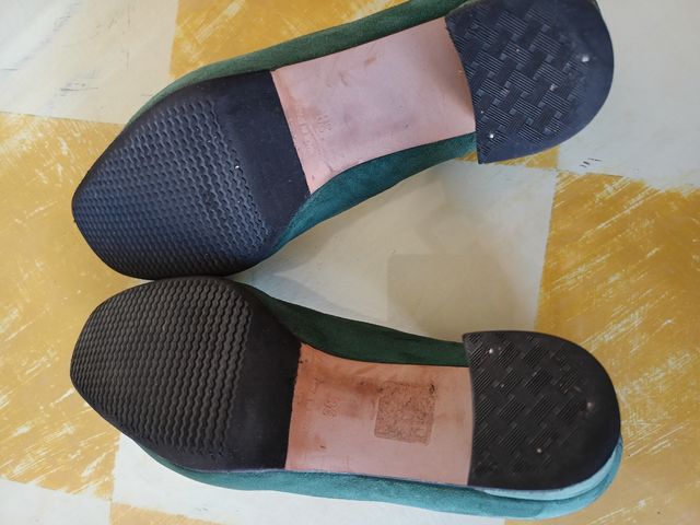 Zapatos salón verdes