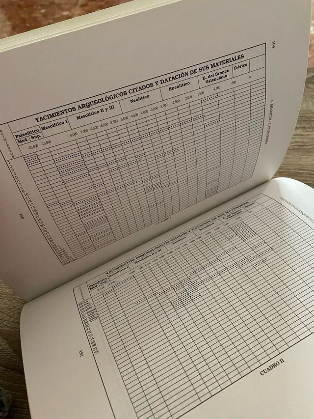 Libro cronologia arte rupestre levantino