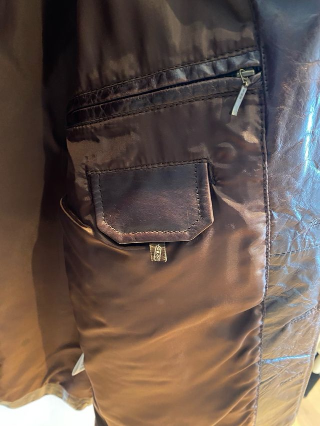 Chaqueta piel hombre