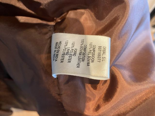 Chaqueta piel hombre