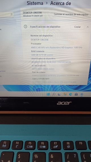 Portatil Acer