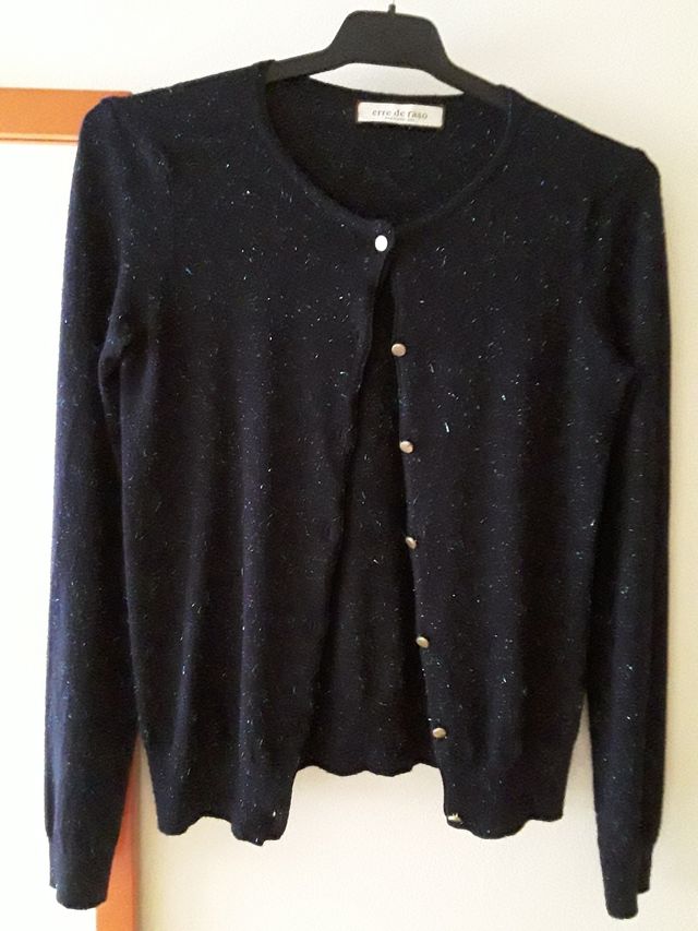 Cárdigan color azul