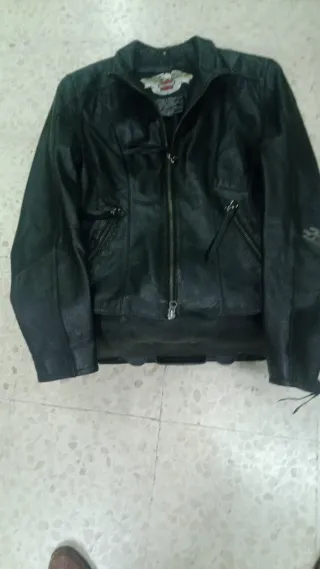 Harley Davidson chaqueta mujer color negro