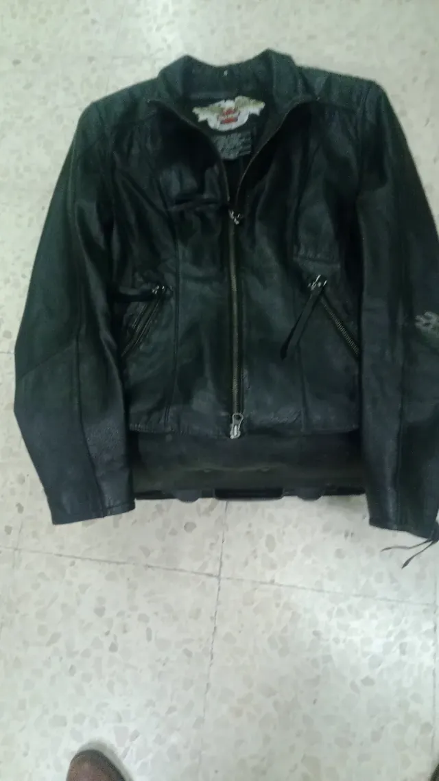 Harley Davidson chaqueta mujer color negro