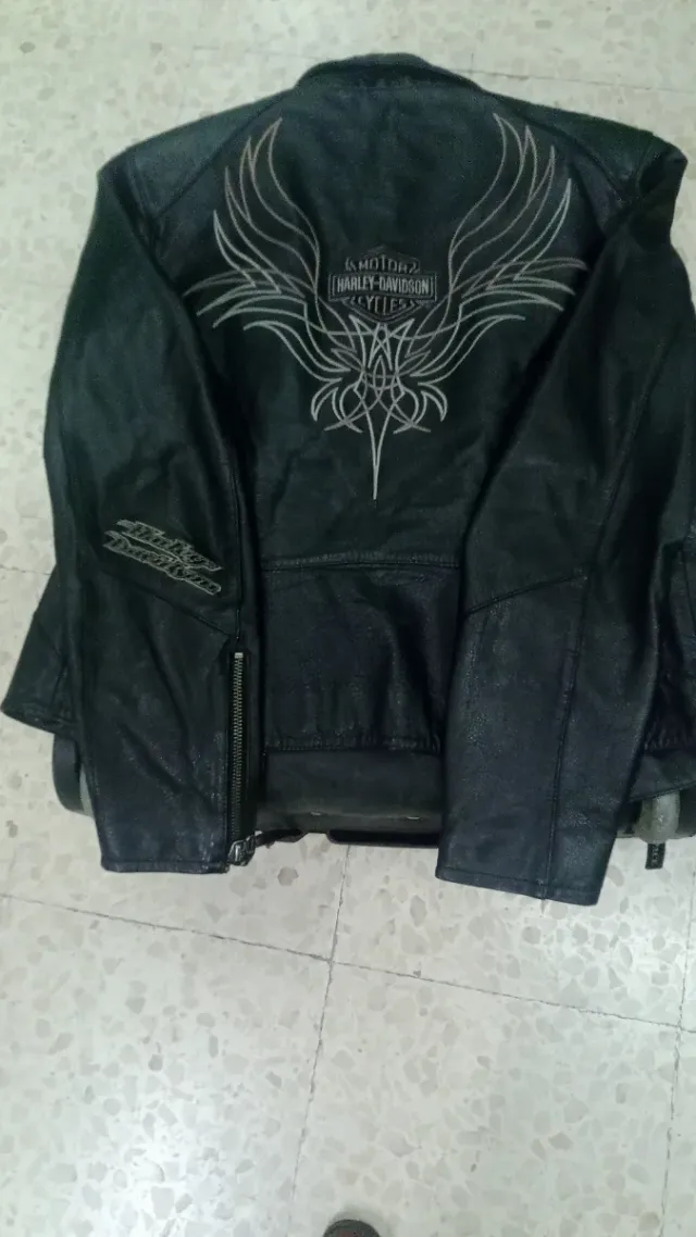 Harley Davidson chaqueta mujer color negro