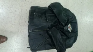 Harley Davidson chaqueta mujer color negro