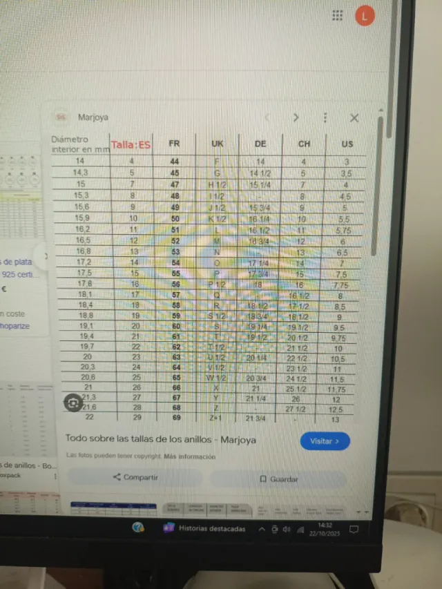 ANILLOS PLATA MINERALES 