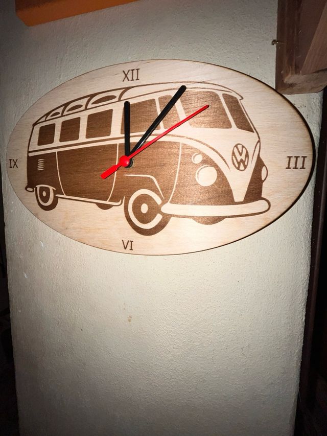 Orologio da parete volkswagen t2