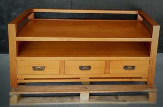 ¡práctico y elegante mueble auxiliar de made