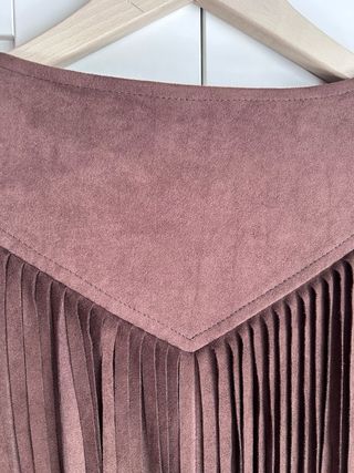 Chaqueta tipo ante talla L/XL de mujer 