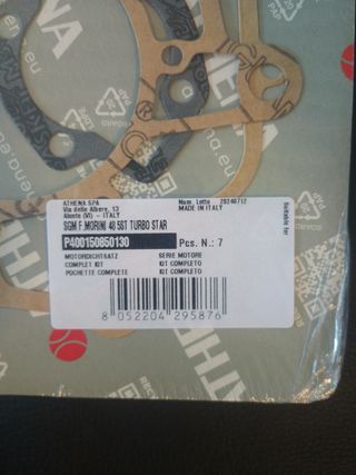 Guarnizioni Morini turbo Star