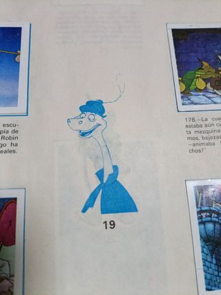 Album Robin hood cromos , Disney.