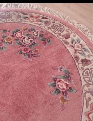 ALFOMBRA REDONDA PURA LANA 