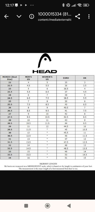 Botas esquí HEAD RAPTOR