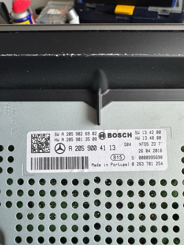 Pantalla radio lcd mercedes original glc x253