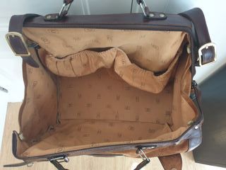 bolsa piel/serraje años 80