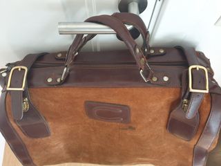 bolsa piel/serraje años 80