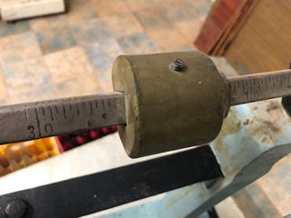 Bascula antigua de madera