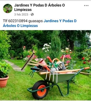 Se acen limpiezas d jardines Electricista